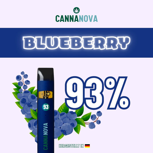 Cannanova 93 % HHC Einweg Blueberry OG - Oberbergs Fundgrube