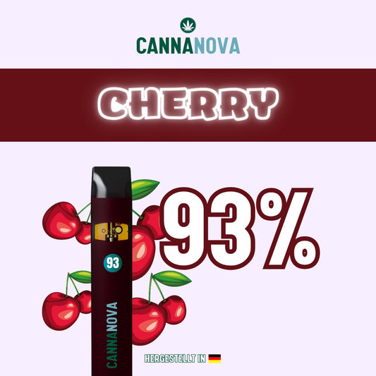 Cannanova 93 % HHC Einweg Cherry - Oberbergs Fundgrube