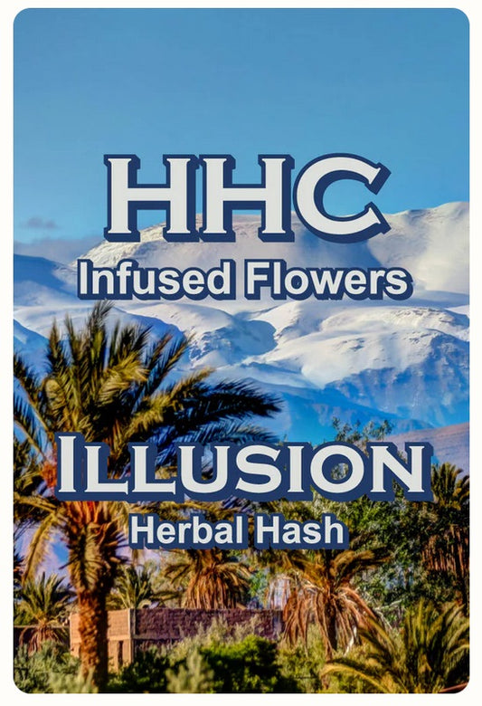 Illusion Herbal Hash HHC 50% - Cannabis frei - Oberbergs Fundgrube