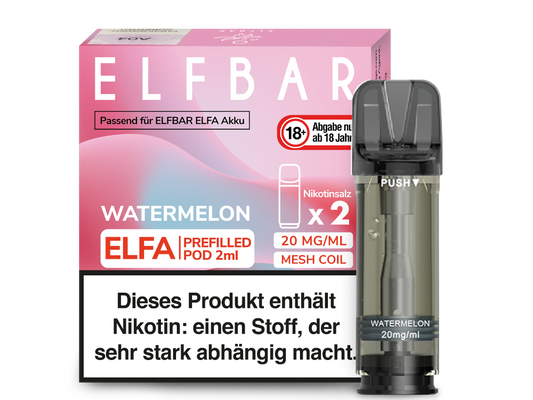 ELFBAR ELFA Watermelon 20mg Nikotin 2er Pack