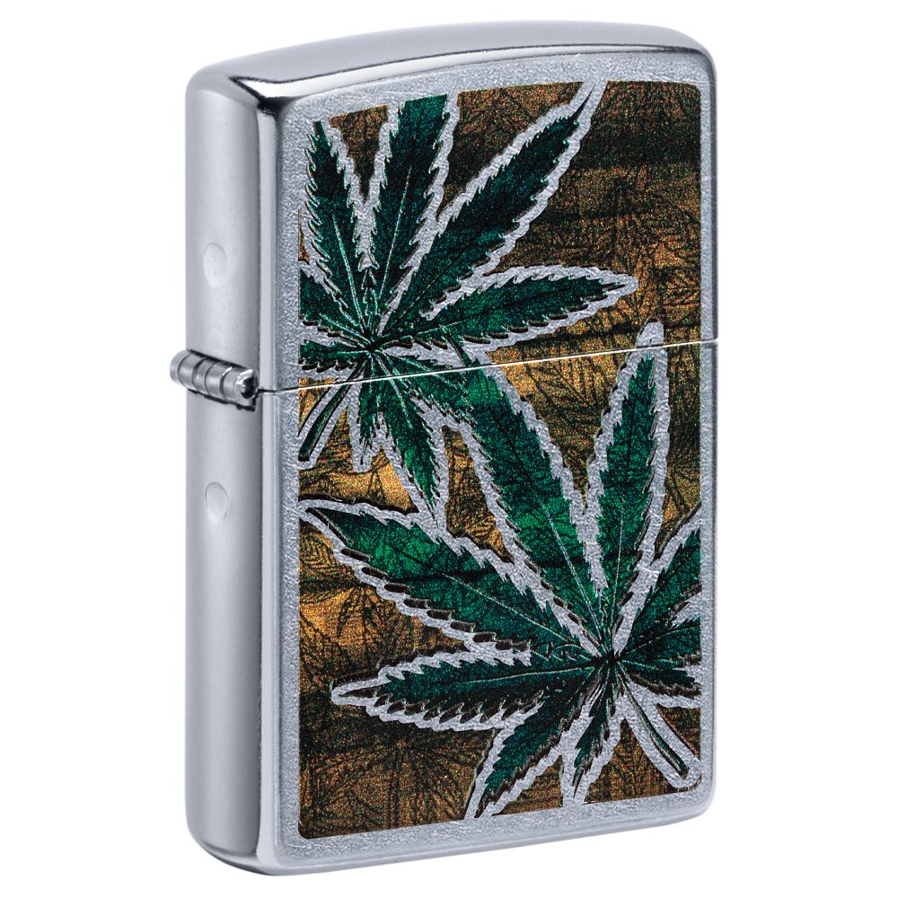 Zippo Benzinfeuerzeug 207 Cannabis Design