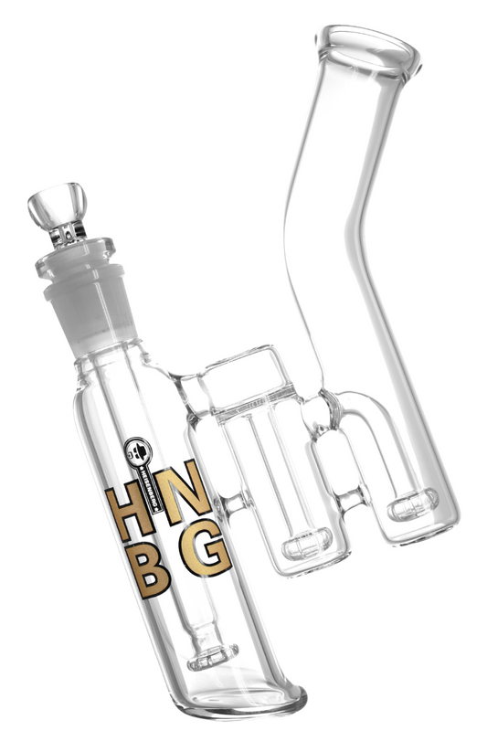 Triple Double Bubble Bong HNBG Gold