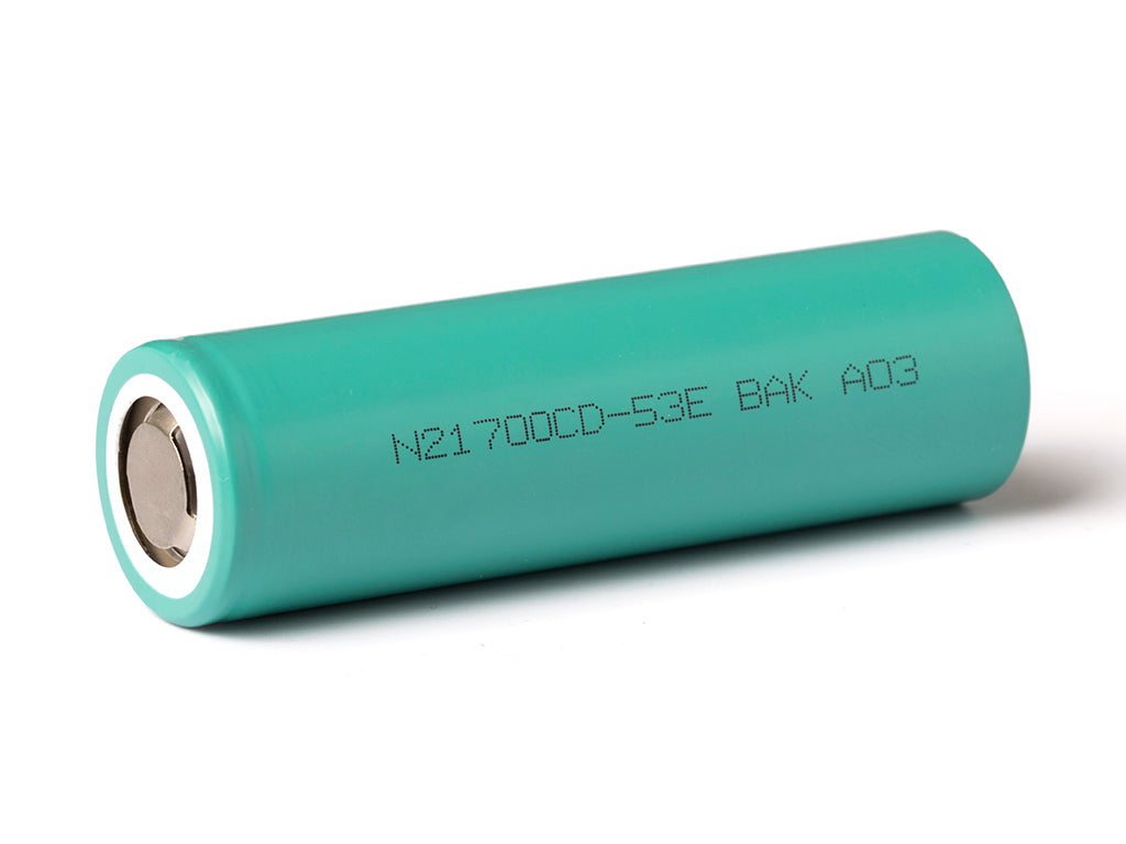 BAK N21700CD-53E mit 5300mAh 10A 3,6V - 3,7V Li-Ionen-Akku - Oberbergs Fundgrube