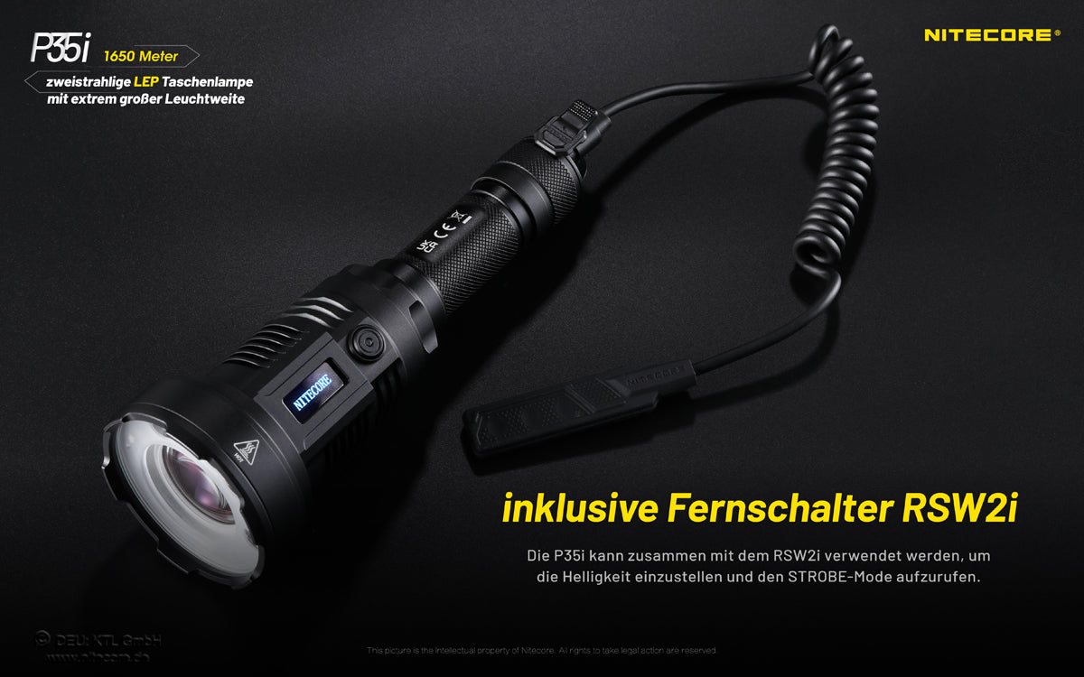 Nitecore P35i LEP-Taschenlampe - Oberbergs Fundgrube