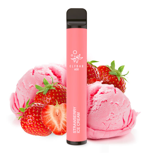 ELFBAR 600 Strawberry Ice Cream 20mg Nikotin
