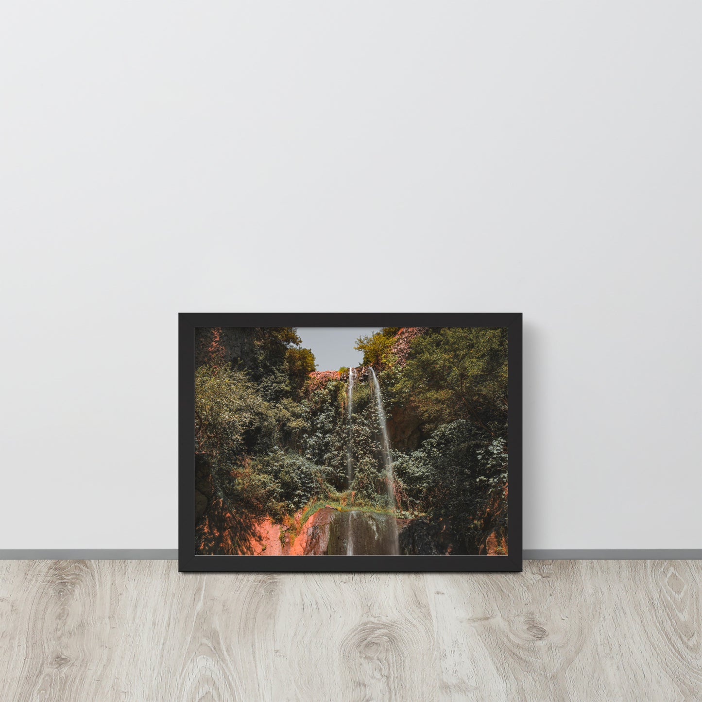 Gerahmtes Poster - Wasserfall - Das Lädchen von Fotograf Oberberg