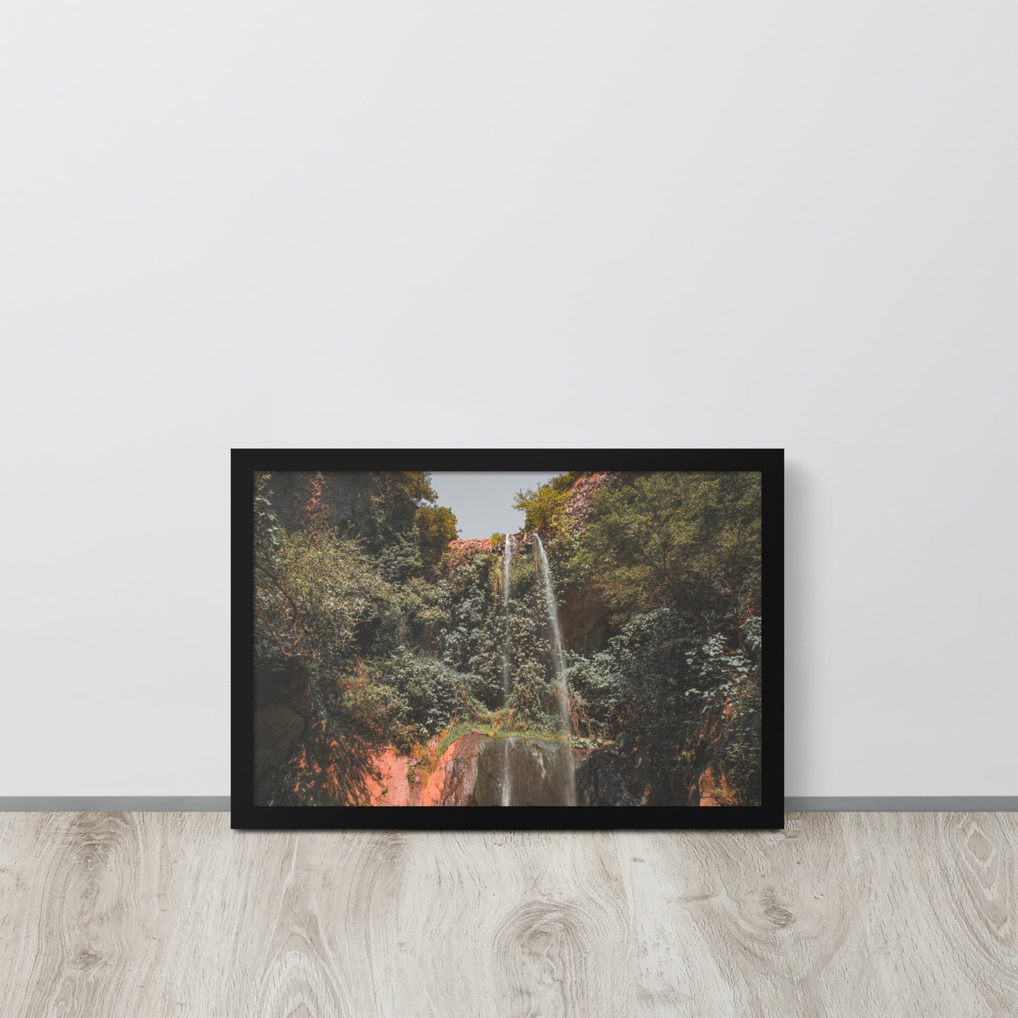 Gerahmtes Poster - Wasserfall - Das Lädchen von Fotograf Oberberg