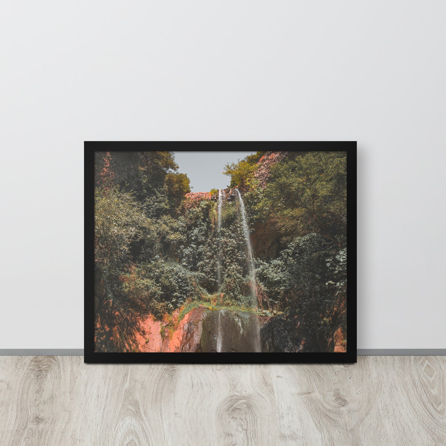 Gerahmtes Poster - Wasserfall - Das Lädchen von Fotograf Oberberg