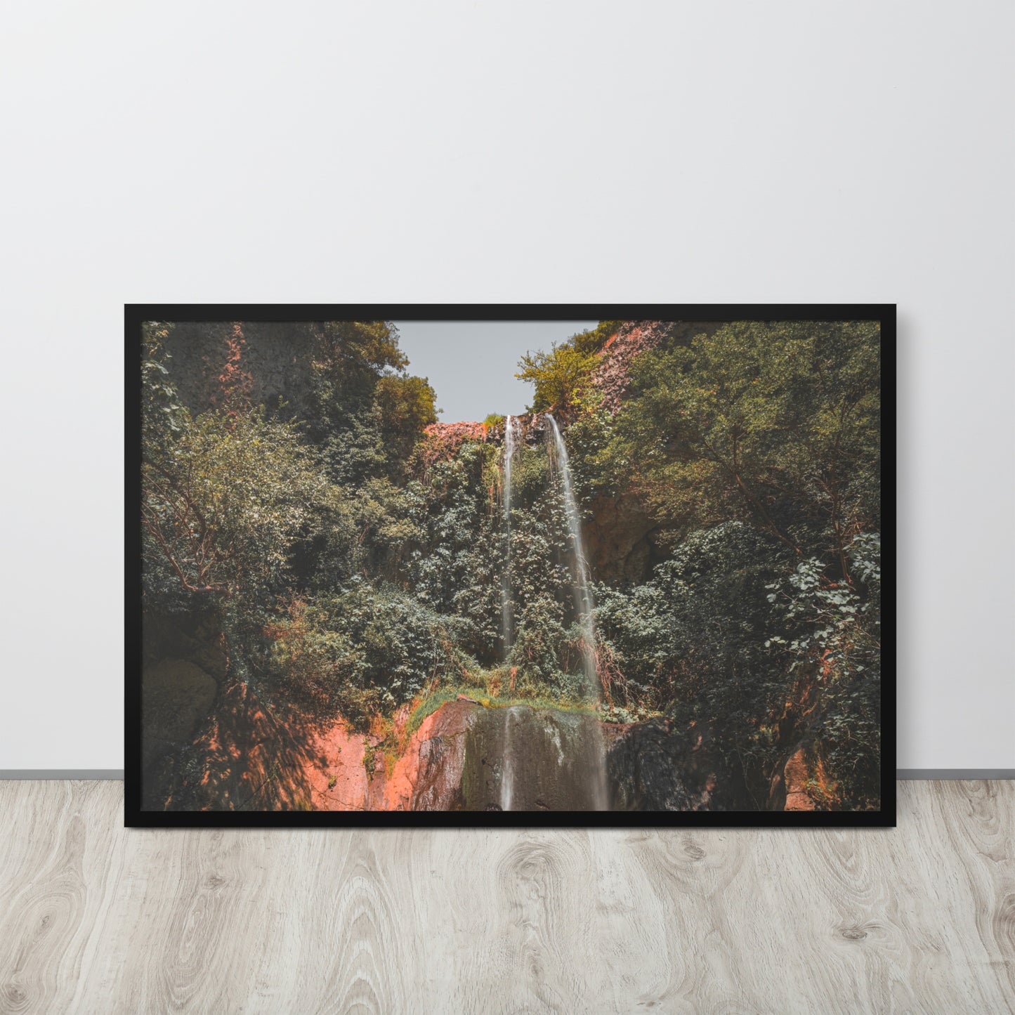 Gerahmtes Poster - Wasserfall - Das Lädchen von Fotograf Oberberg