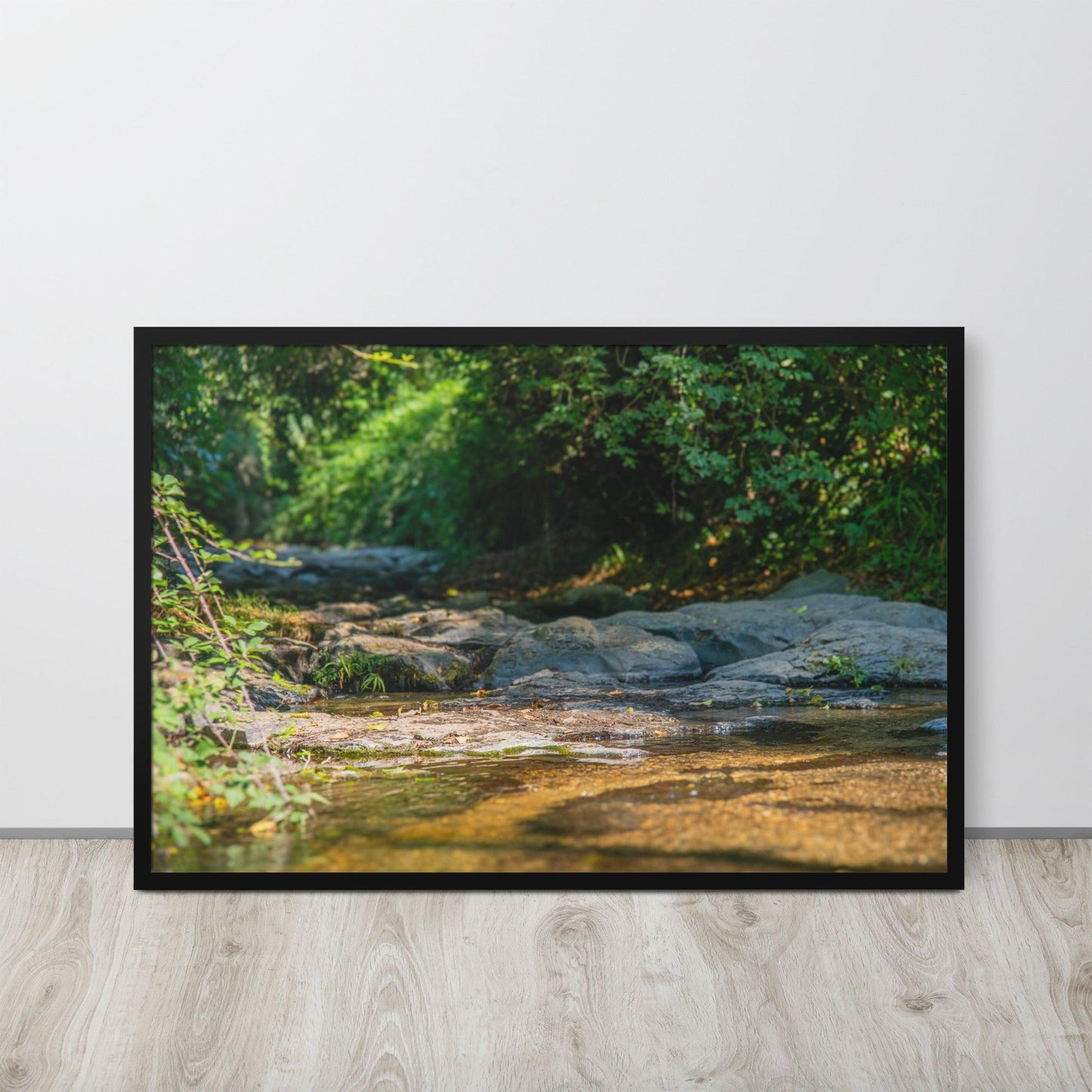 Bachlauf - Gerahmtes Poster - Das Lädchen von Fotograf Oberberg