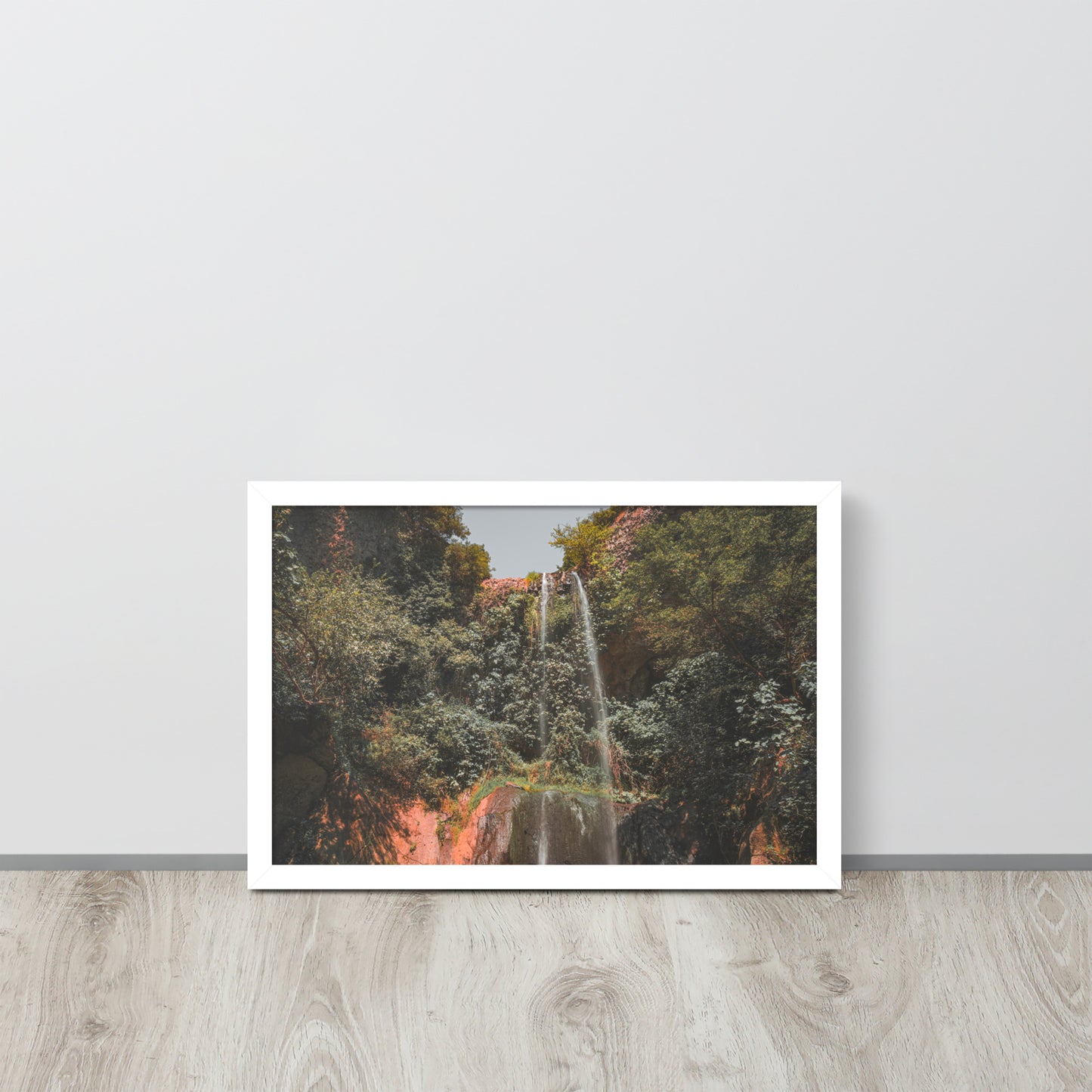 Gerahmtes Poster - Wasserfall - Das Lädchen von Fotograf Oberberg