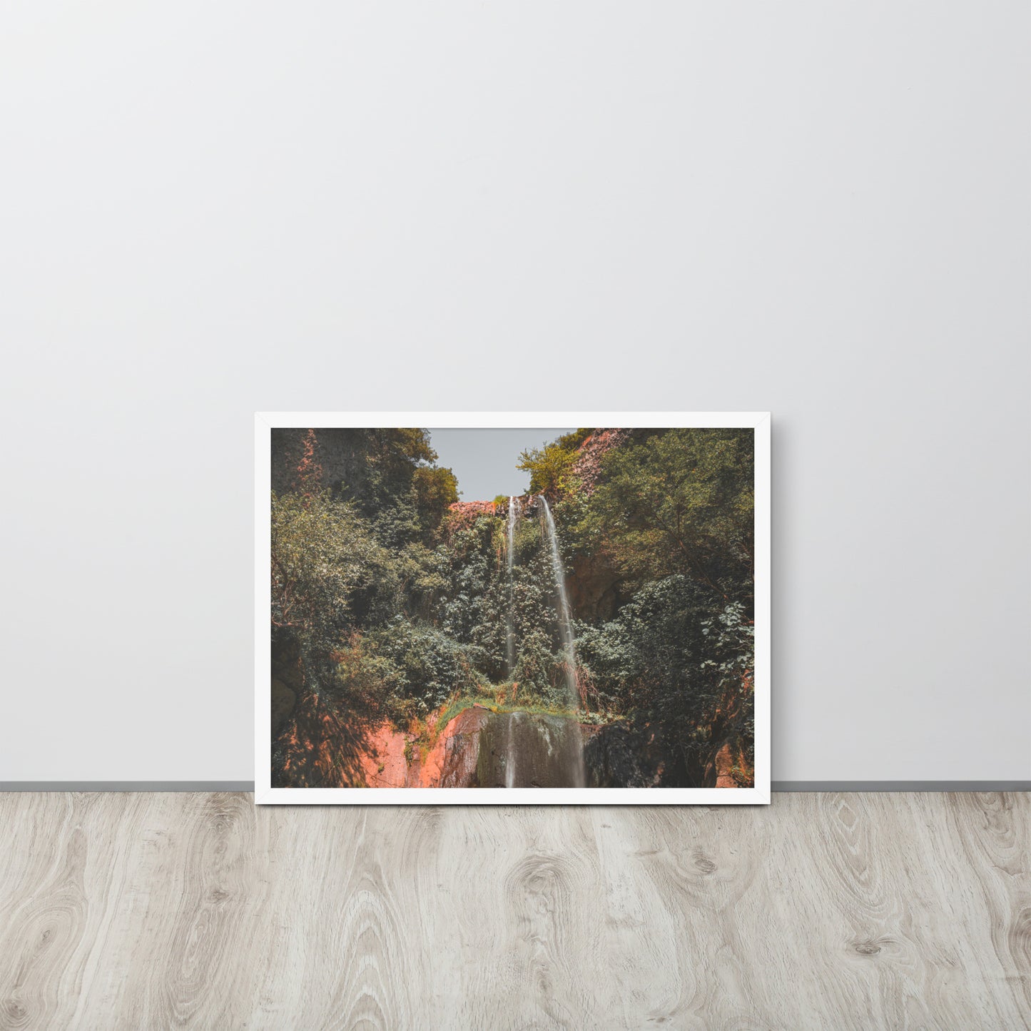 Gerahmtes Poster - Wasserfall - Das Lädchen von Fotograf Oberberg