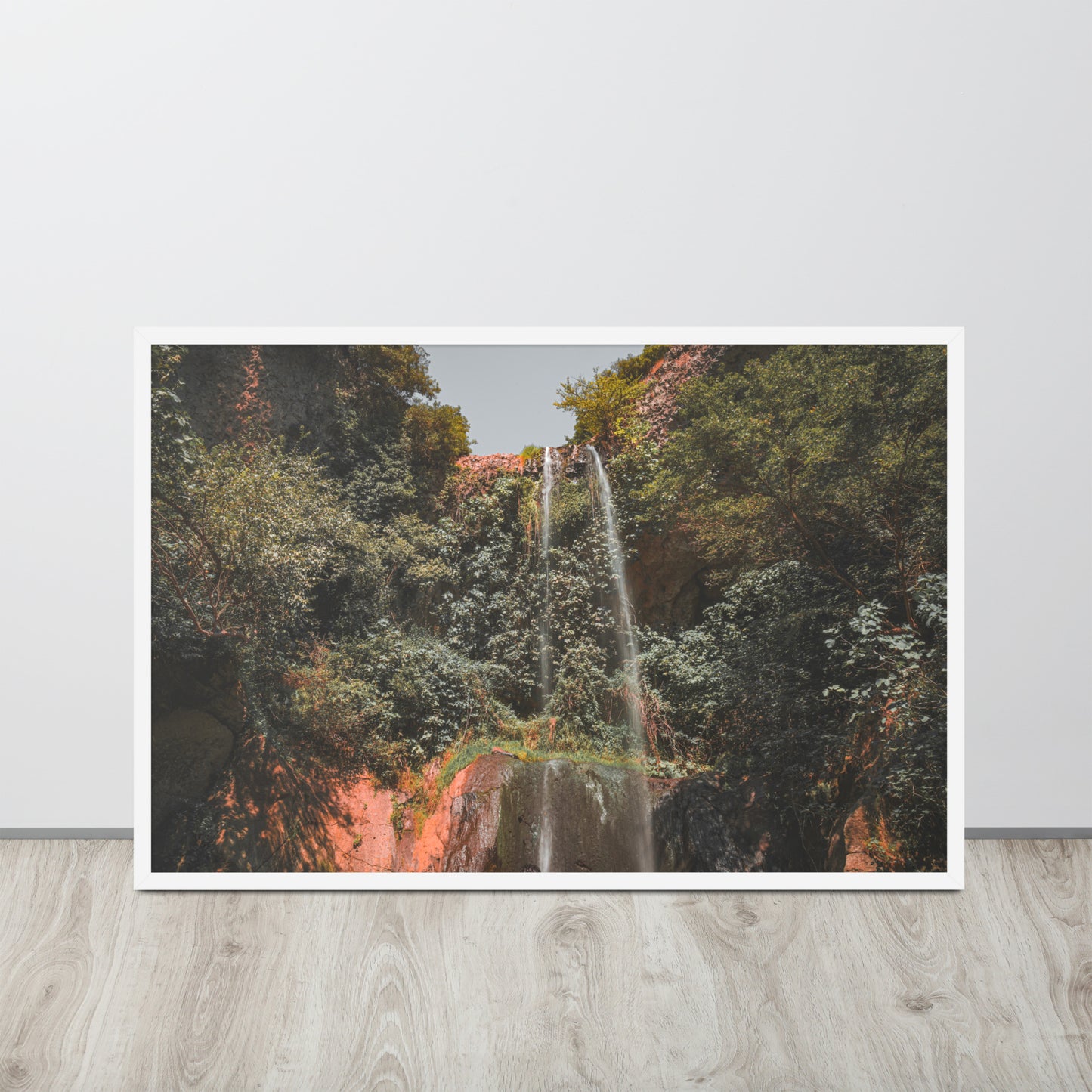 Gerahmtes Poster - Wasserfall - Das Lädchen von Fotograf Oberberg