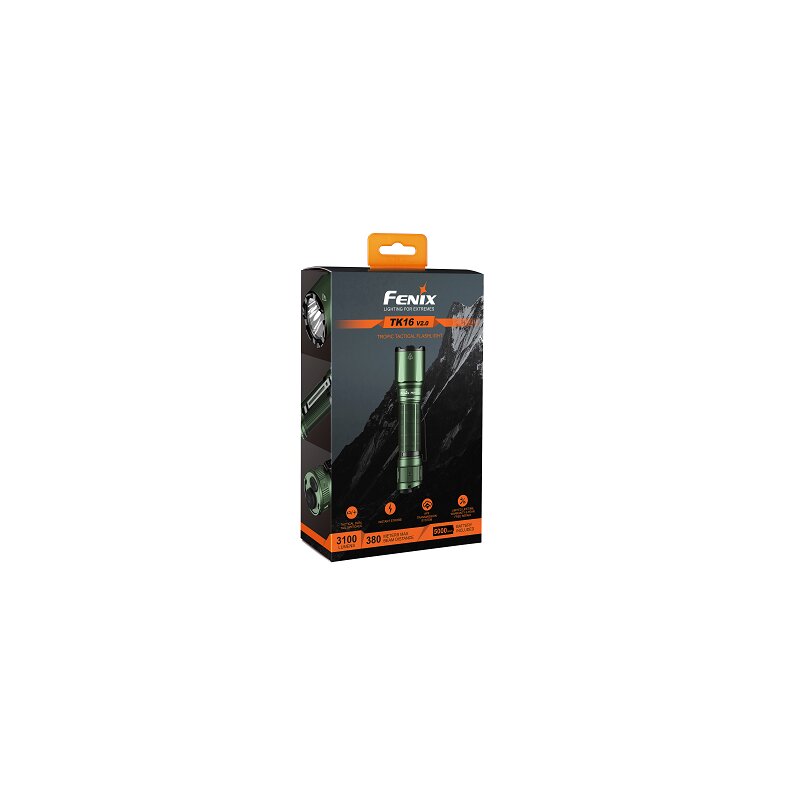 Fenix TK16 V2.0 LED Taschenlampe Tropic Green Limited Edition - Oberbergs Fundgrube