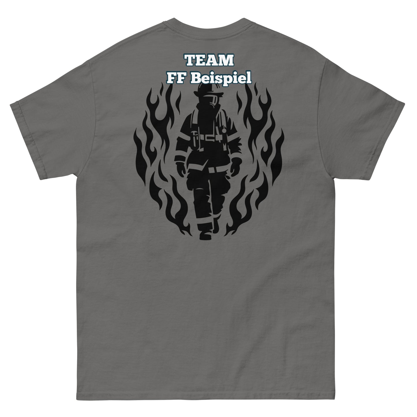 Klassisches Herren-T-Shirt Team Feuerwehr - Oberbergs Fundgrube