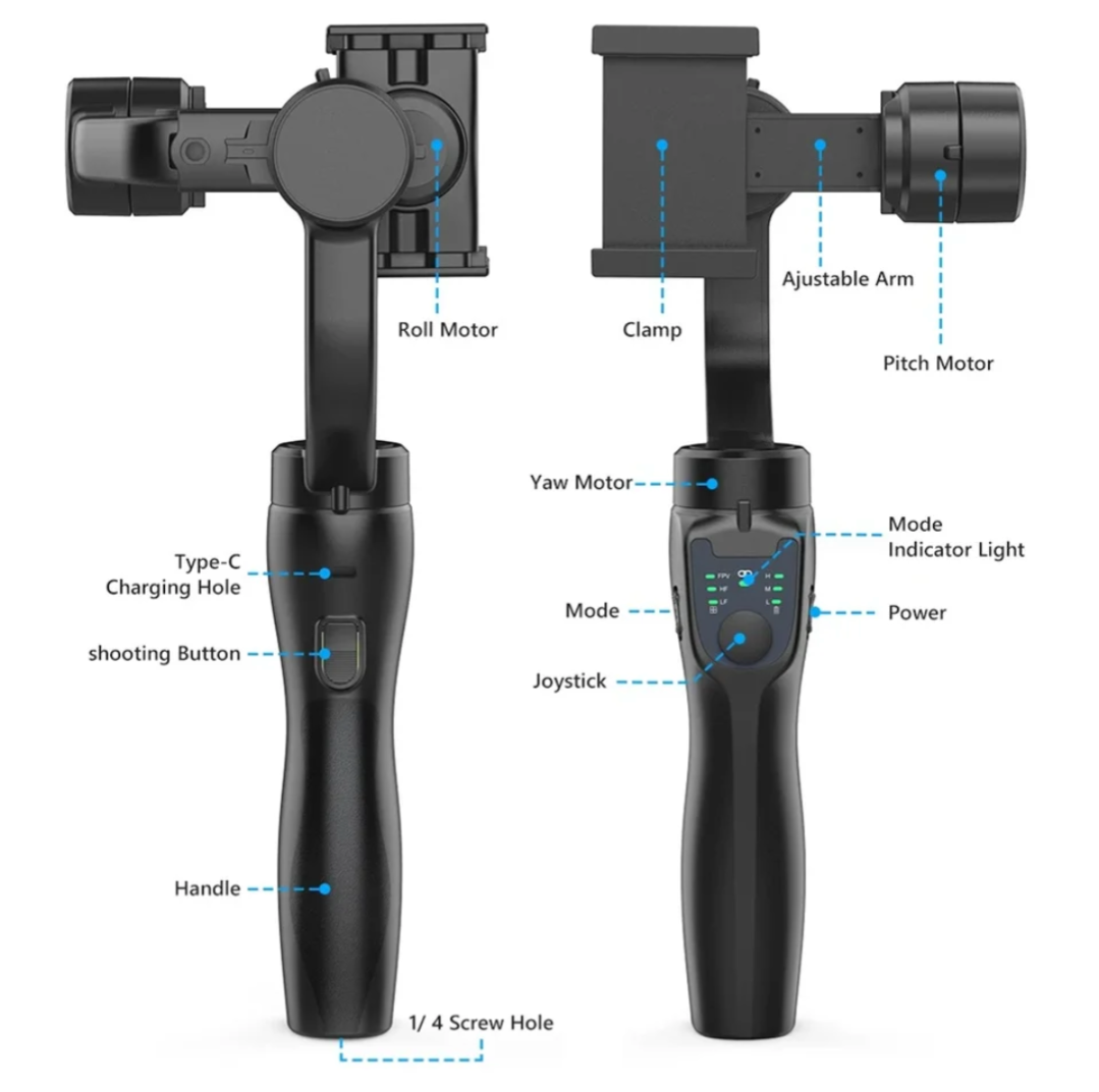 3 Achsen Gimbal - Handheld mit Akku