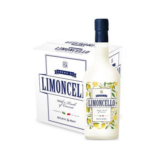 6x SCAVI & RAY Crema Di Limoncello Zitronen Sahne Likör 0,7L