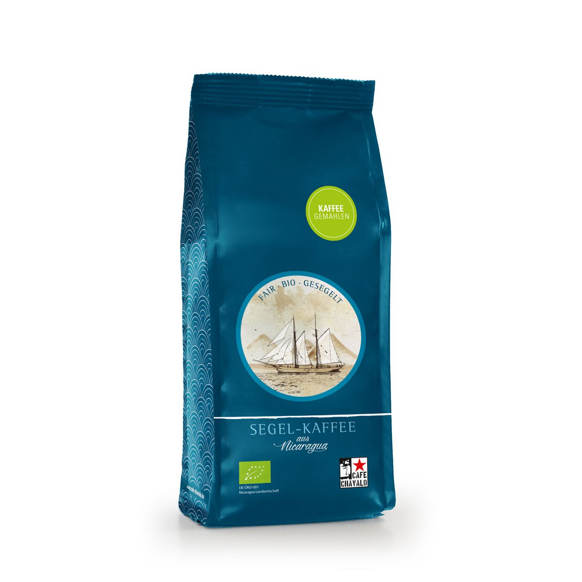 4x Segel-Kaffee, 250g, gemahlen, bio