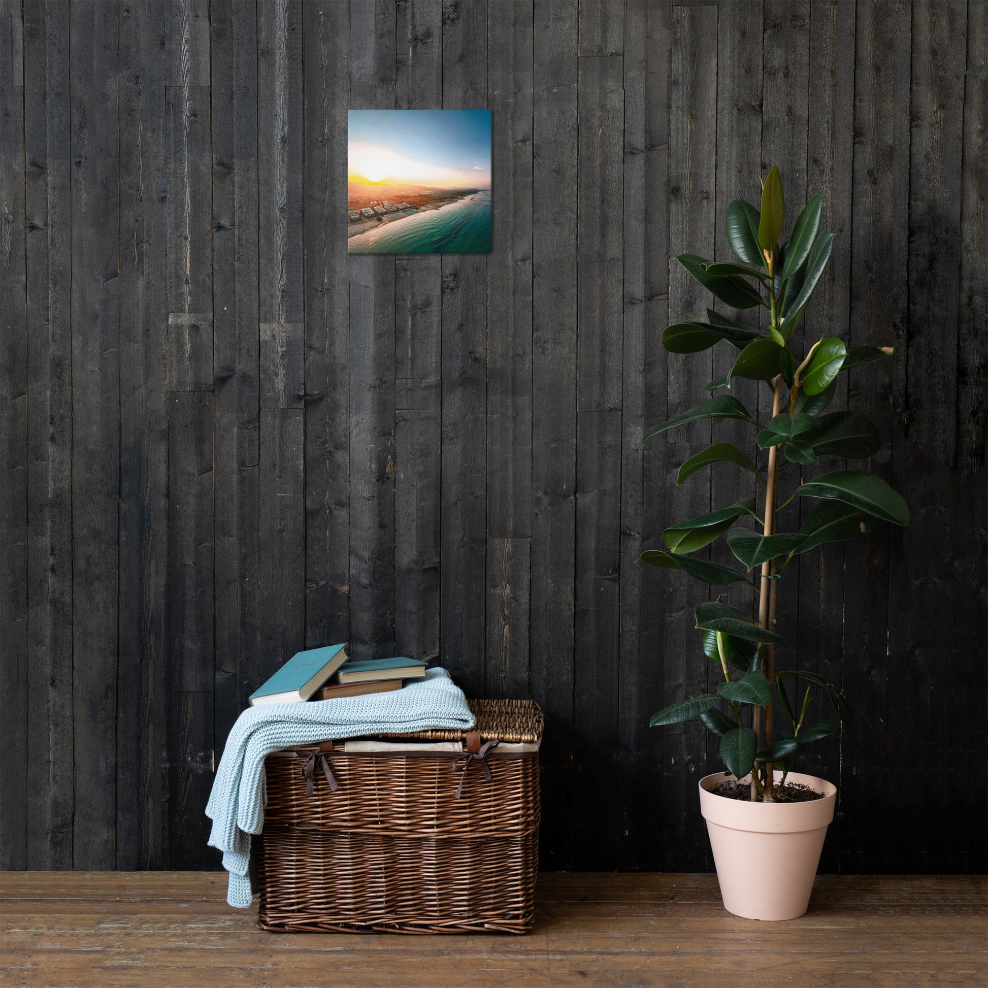 Dünne Leinwand - Sonnenaufgang am Meer - Das Lädchen von Fotograf Oberberg