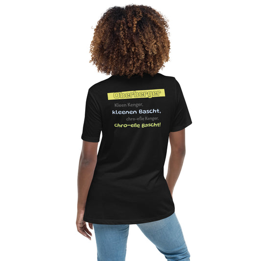 Lockeres Damen-T-Shirt - Mundart Oberberg