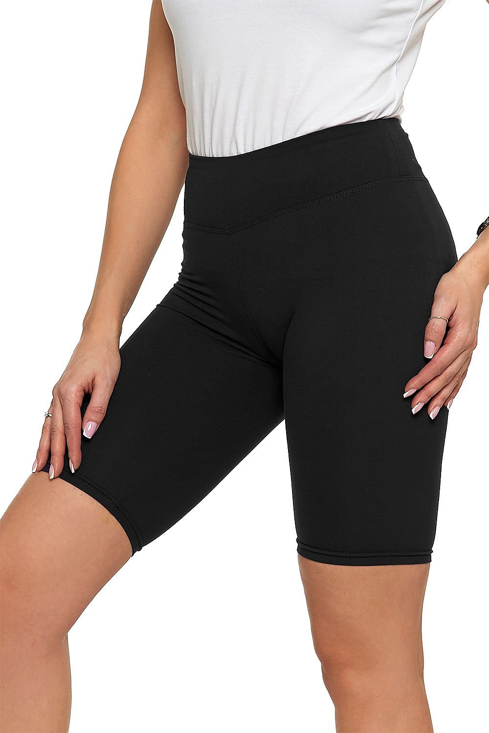 Kurze Leggings Model 193811 Moraj black & grey - Das Lädchen von Fotograf Oberberg