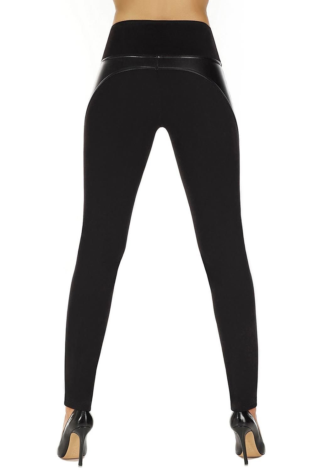 Lange Öko-Leder Leggings Model 125956 Bas Bleu - Das Lädchen von Fotograf Oberberg